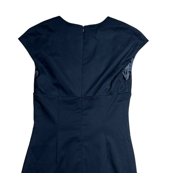 Renato Nucci Black Wool Vintage Style Midi Dress EU 34 - Picture 6 of 7